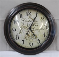 Sterling & Noble battery operated wall clock,