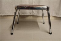 Vintage metal step stool 12 X 10.5 X 10"H