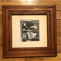 Framed Photo Print Minnesota Fats & Johnny Carson