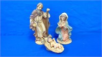 Vintage Porcelain Nativity Set