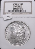 1899 O NGC MS63 MORGAN DOLLAR