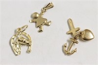 14K GOLD CHARMS