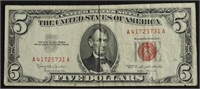 5 DOLLAR RED SEAL VF