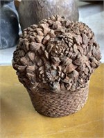 Antique Carved Succulent Pot