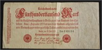1923 GERMANY 500000 MARKS VF