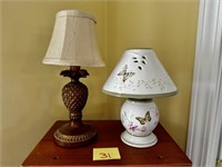 Small Table Lamp & Tea Light Lamp