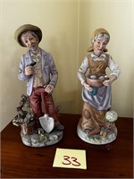 Man & Lady Figurines