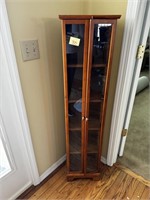 Tall & Slender Glass Face Display Cabinet