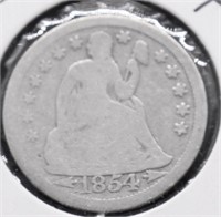 1854 SEATED DIME G