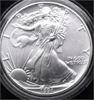 1991 SILVER EAGLE GEM