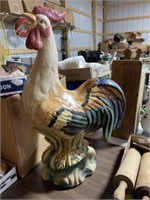 Large Pottery Rooster