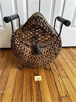 Decorative Storage Basket w/ Handles