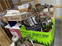 Lot of Cookware and Household Items