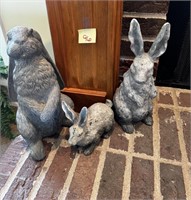 3 Decorative Bunnies