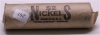 ROLL OF 1945 P SILVER WAR NICKELS