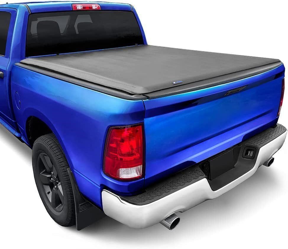 Tyger Auto T1 Soft Roll-up Truck Bed Tonneau Cover