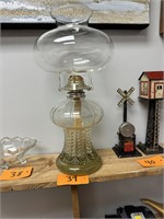 Antique Oil Lamp Unique Globe