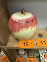 Vintage Apple Cookie Jar