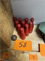 Lot of Vintage Wood Bowling Pins