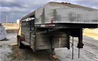 1987 16' Sokal Industries Livestock Trailer *OFFSI