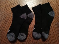 2 Pairs Low Cut Socks (New) (Black)
