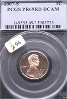 2007 S PCGS PF79DC RED LINCOLN CENT