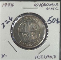 Uncirculated 1994, Ireland coin