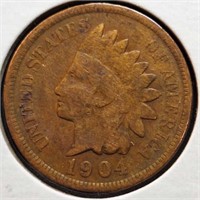 1904 Indian Head penny.
