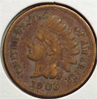 1903 Indian Head penny.