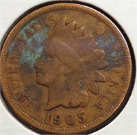 1905 Indian Head penny.