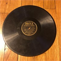 Decca Records 10" Louis Armstrong Record