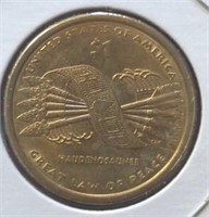 2010 great law of peace Sacagawea US $1 coin