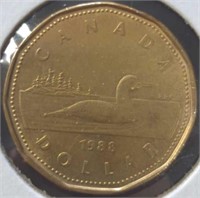 1988 Canadian $1 coin