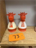 Vintage Cow S+P Shakers