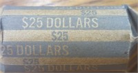$25 roll Susan b. Anthony dollars