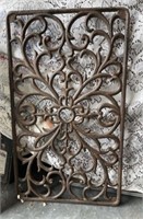 Ornate Cast Iron Doormat