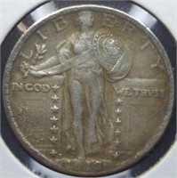 Two-headed trick coin standing liberty
