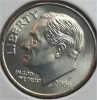 Uncirculated 2006 P. Roosevelt dime