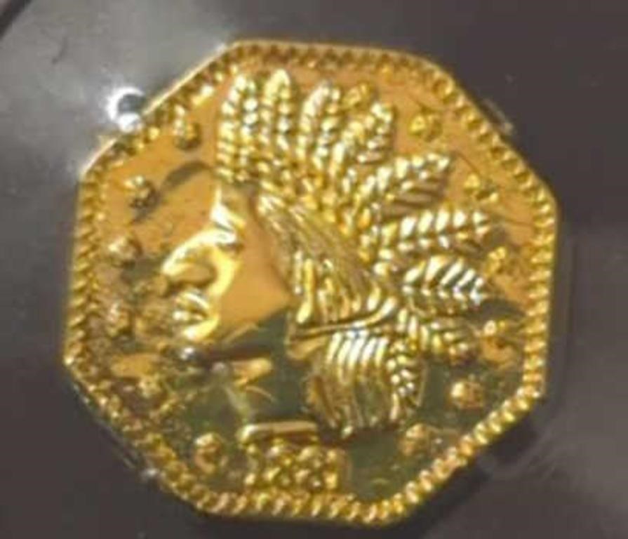 1881 1/4 California Gold token