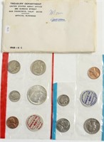 1968 MINT SET P D MINTS MISSING HALF DOLLAR COIN