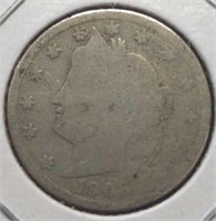1908 Liberty Head V nickel