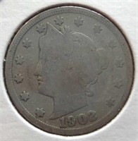 1902 Liberty Head V. Nickel