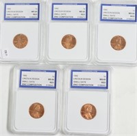 5// 1962 SM DATE IGS MS65 RED LINCOLN CENTS