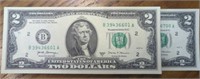 $200 consecutive SN Uncirculated $2 banknotes