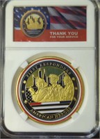 Slabbed first responders challenge coin