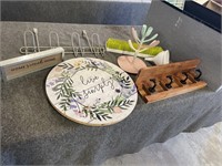 Live Simply lazy Susan, Wall decor and more