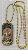 Put on the armor of God pendant with chain