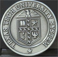 Texas tech University system challenge coin