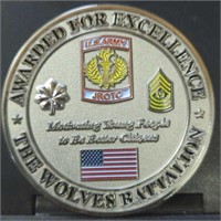 Deltona high School army jrotc challenge coin