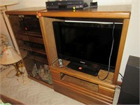 Entertainment unit and DVD cabinet